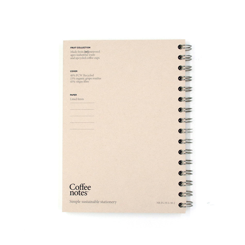 Coffeenotes Grande Wiro Notebook Grape by Coffeenotes at Cult Pens