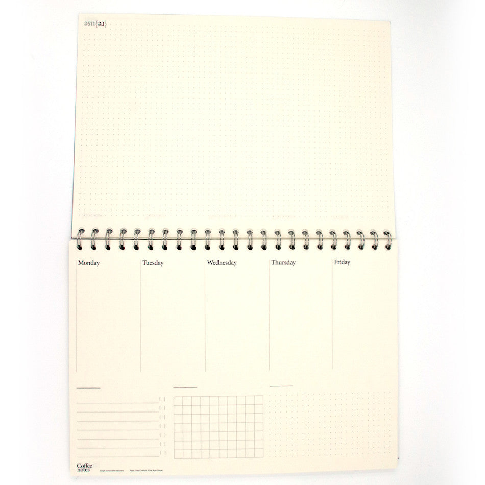 Coffeenotes Planner A4 5 Day Espresso by Coffeenotes at Cult Pens