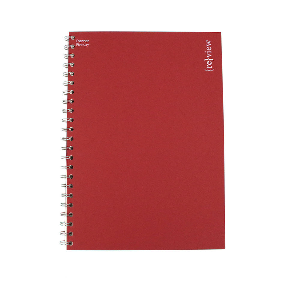 Coffeenotes Planner A4 5 Day Cherry by Coffeenotes at Cult Pens