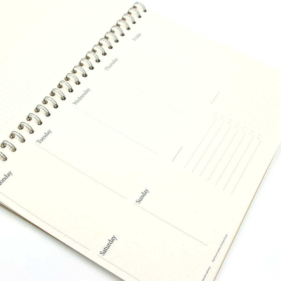 Coffeenotes Planner A4 7 Day Creme by Coffeenotes at Cult Pens