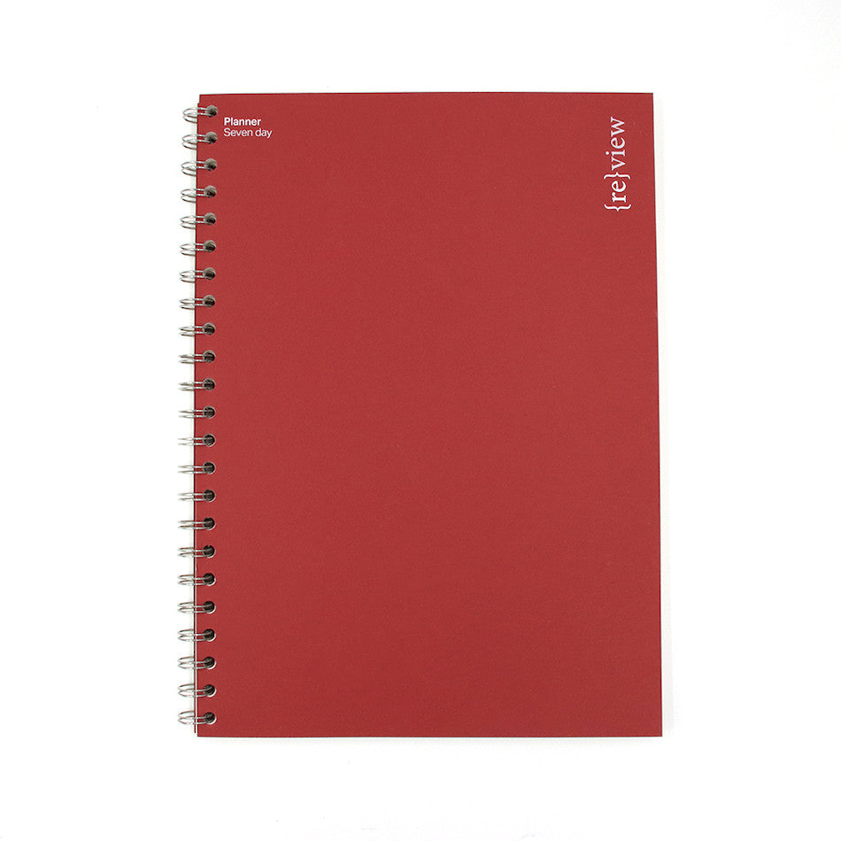 Coffeenotes Planner A4 7 Day Cherry by Coffeenotes at Cult Pens