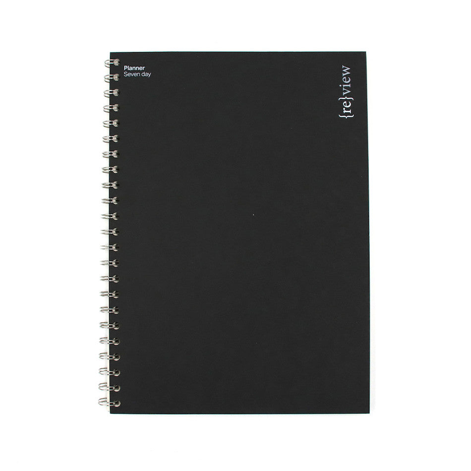 Coffeenotes Planner A4 7 Day Black by Coffeenotes at Cult Pens