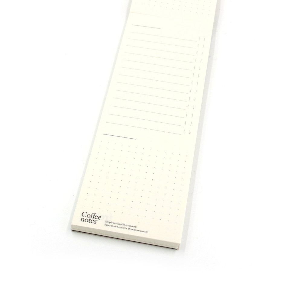Coffeenotes Skinny Notepad Cafe Collection by Coffeenotes at Cult Pens