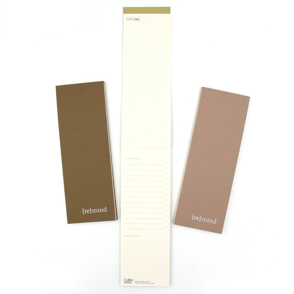 Coffeenotes Skinny Notepad Nut Collection by Coffeenotes at Cult Pens