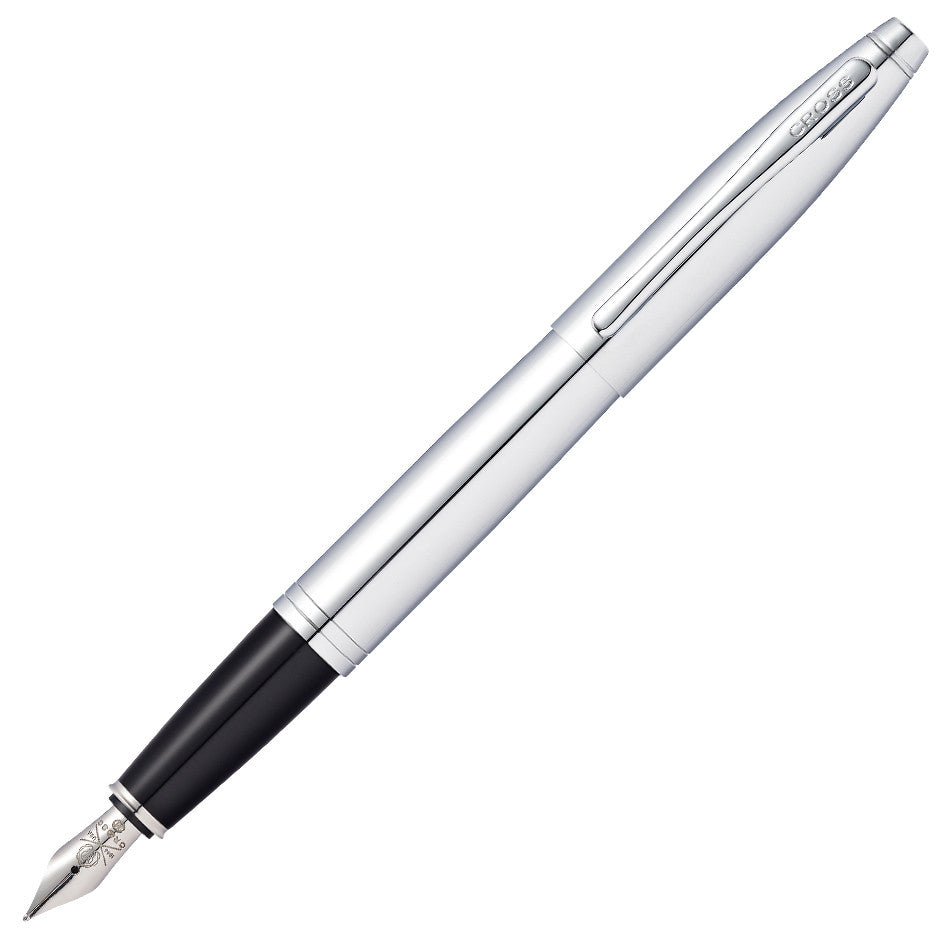 Cross Calais Fountain Pen Polished Chrome by Cross at Cult Pens