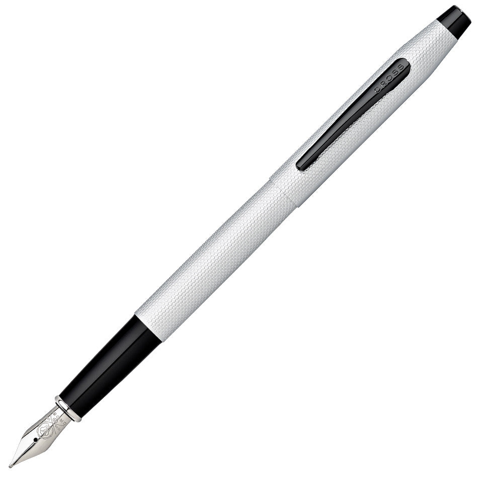 Cross Classic Century Brushed Chrome Fountain Pen Item# AT0086-124