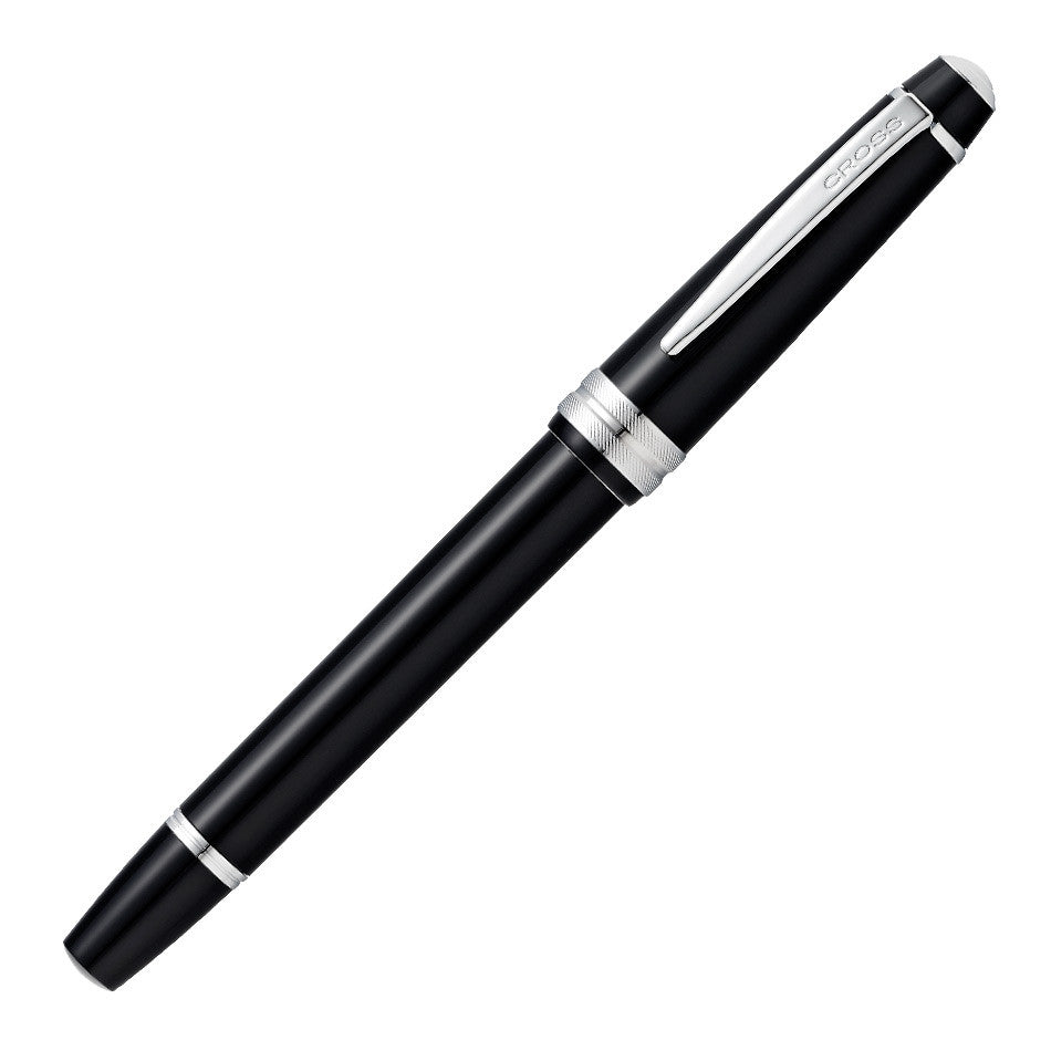 Cross Bailey Light Fountain Pen Black with Chrome Trim by Cross at Cult Pens