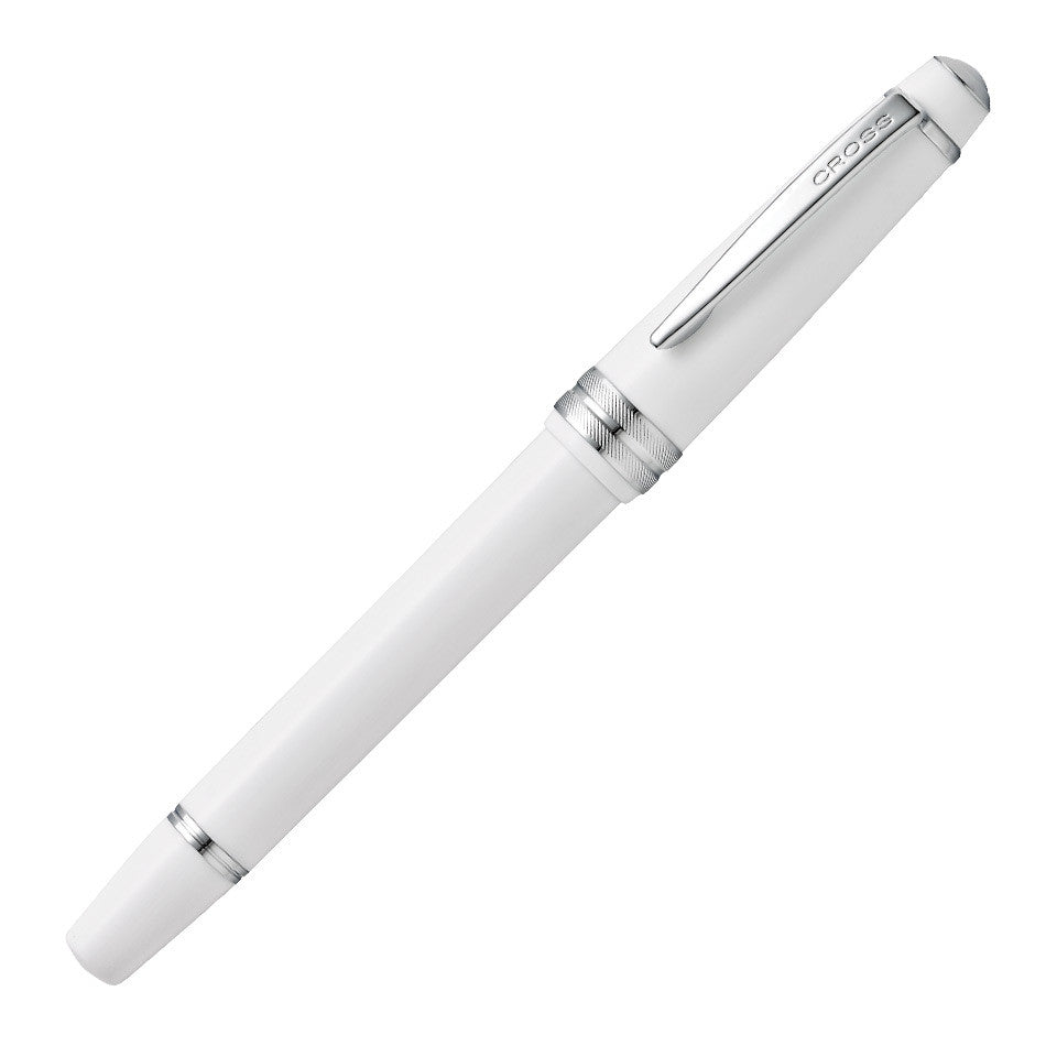 Cross Bailey Light Rollerball Pen White with Chrome Trim by Cross at Cult Pens