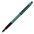 Cross Century II Fountain Pen Green Lacquer with Black Trim by Cross at Cult Pens