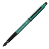 Cross Century II Fountain Pen Green Lacquer with Black Trim by Cross at Cult Pens