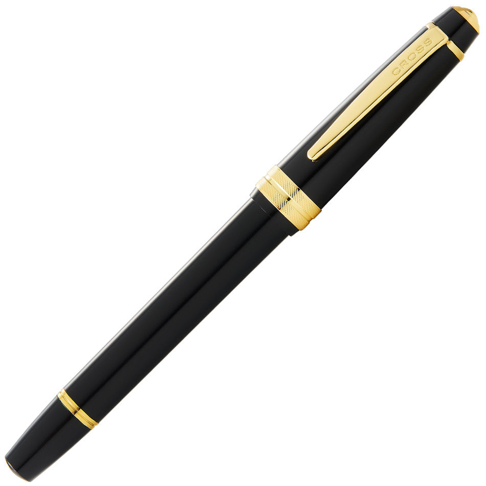 Cross Bailey Light Rollerball Pen Black with Gold Trim by Cross at Cult Pens