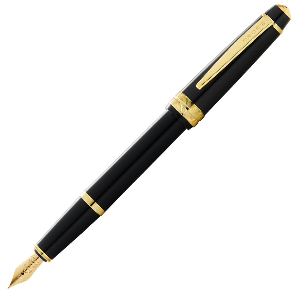 Cross Bailey Light Fountain Pen Black with Gold Trim by Cross at Cult Pens