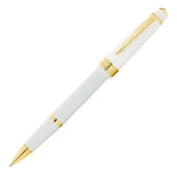 Cross Bailey Light Rollerball Pen White with Gold Trim by Cross at Cult Pens