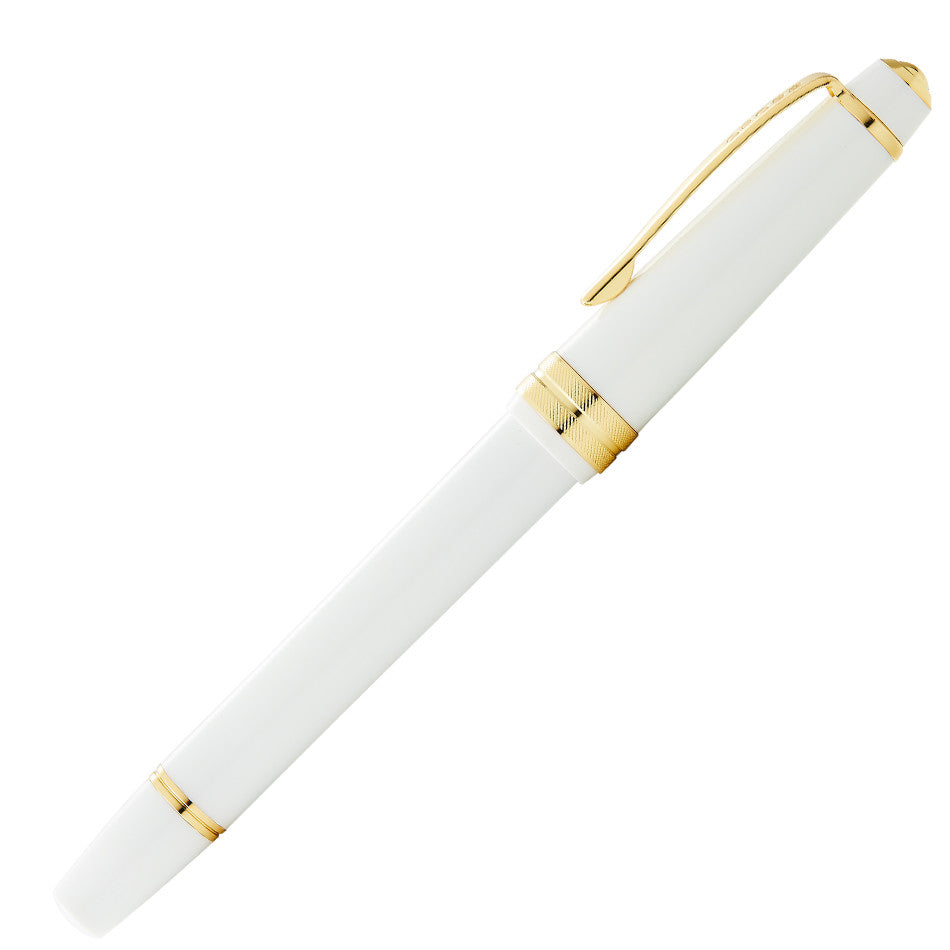 Cross Bailey Light Fountain Pen White with Gold Trim by Cross at Cult Pens
