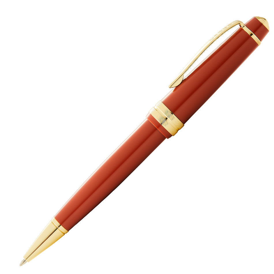 Cross Bailey Light Ballpoint Pen Amber with Gold Trim by Cross at Cult Pens