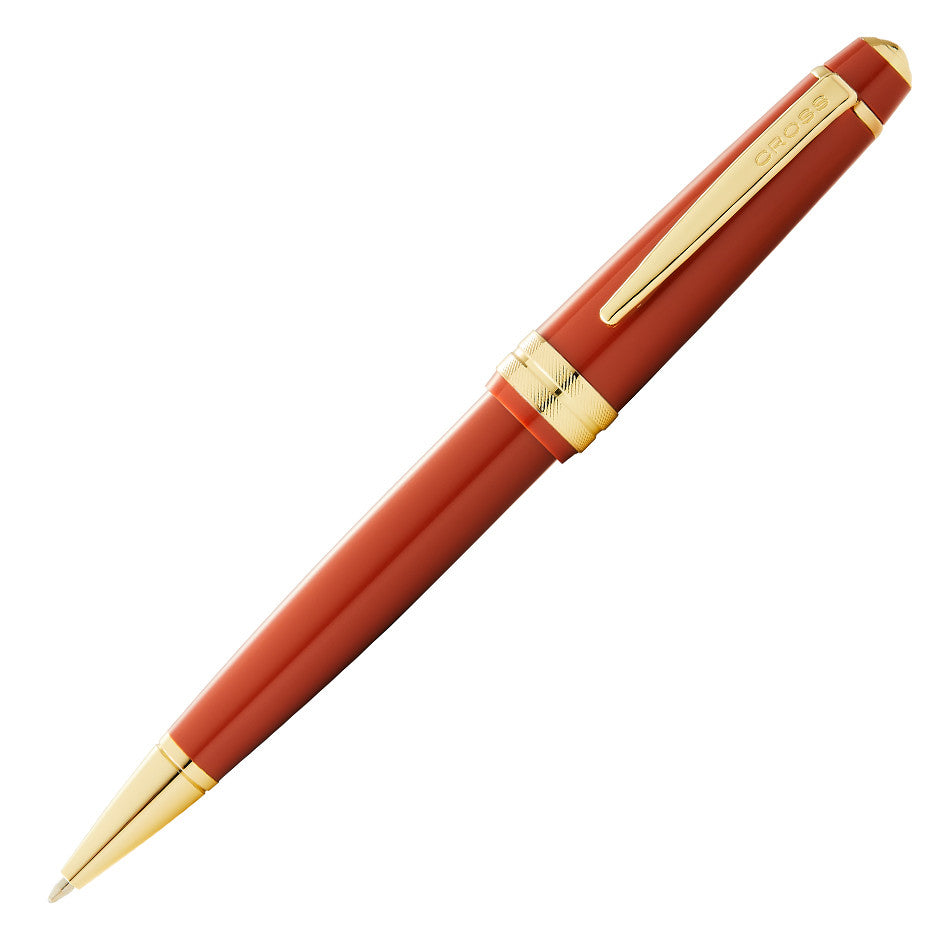 Cross Bailey Light Ballpoint Pen Amber with Gold Trim by Cross at Cult Pens