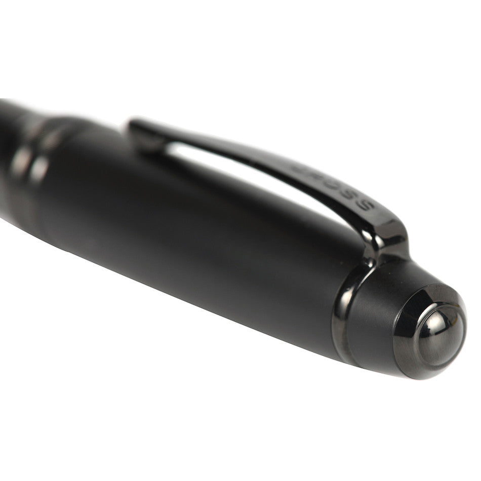 Cross Bailey Fountain Pen Black Lacquer with Black Trim by Cross at Cult Pens