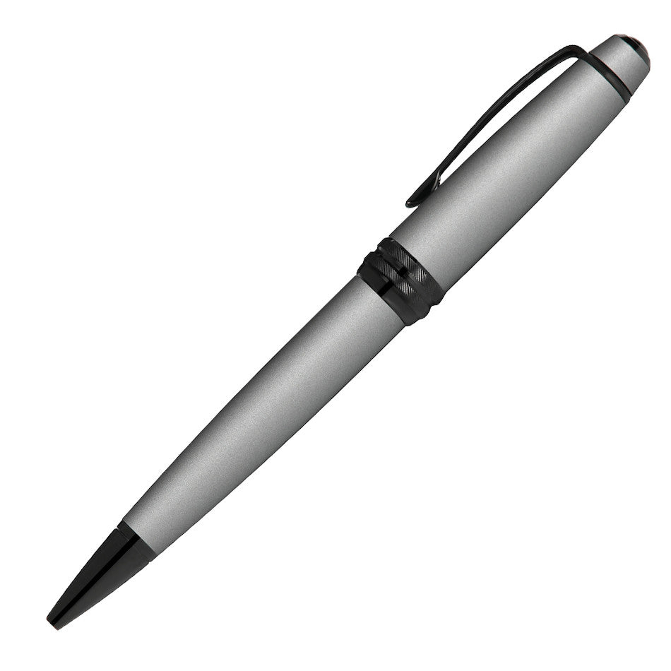 Cross Bailey Ballpoint Pen Grey Lacquer with Black Trim by Cross at Cult Pens