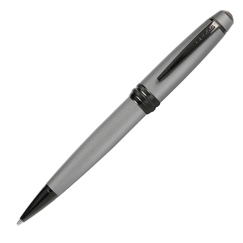 Cross Bailey Ballpoint Pen Grey Lacquer with Black Trim by Cross at Cult Pens
