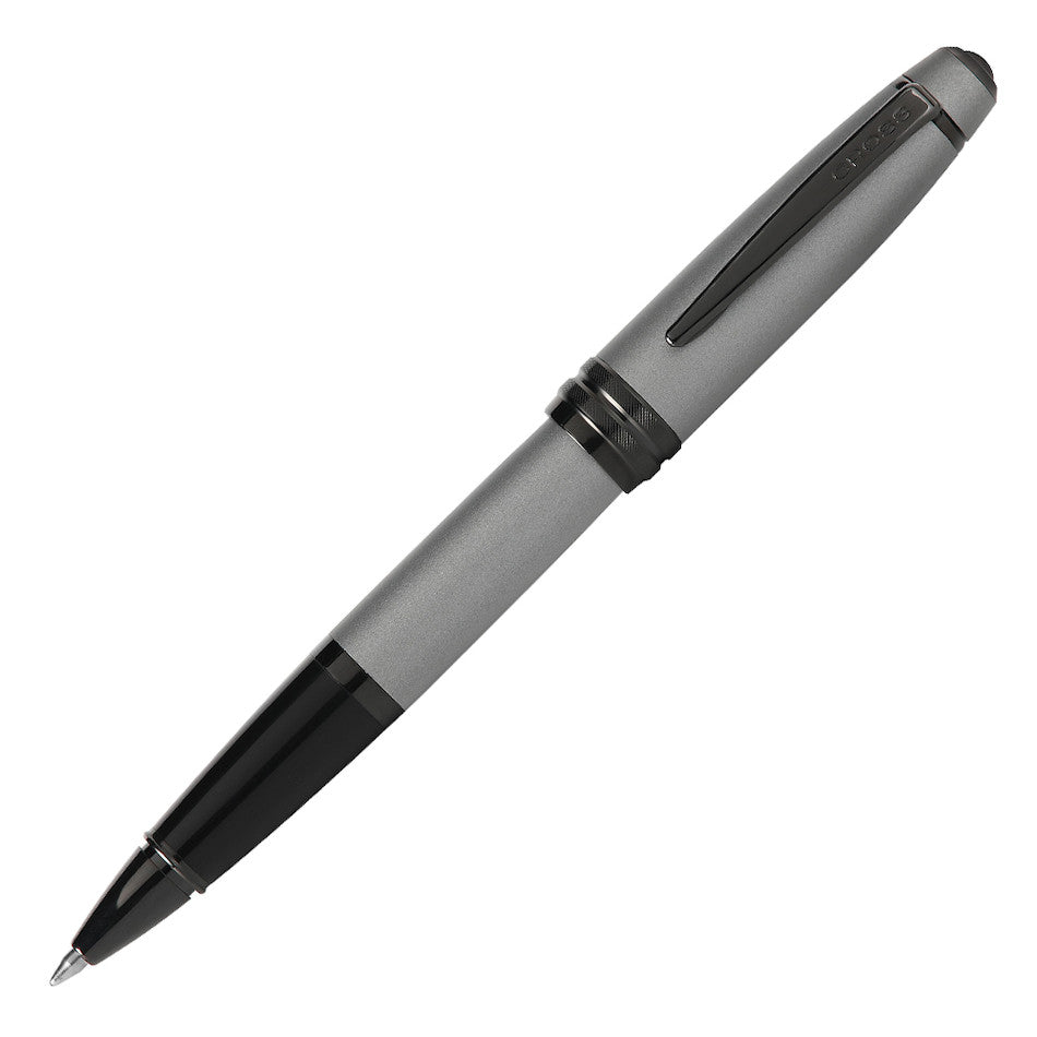 Cross Bailey Rollerball Pen Grey Lacquer with Black Trim by Cross at Cult Pens