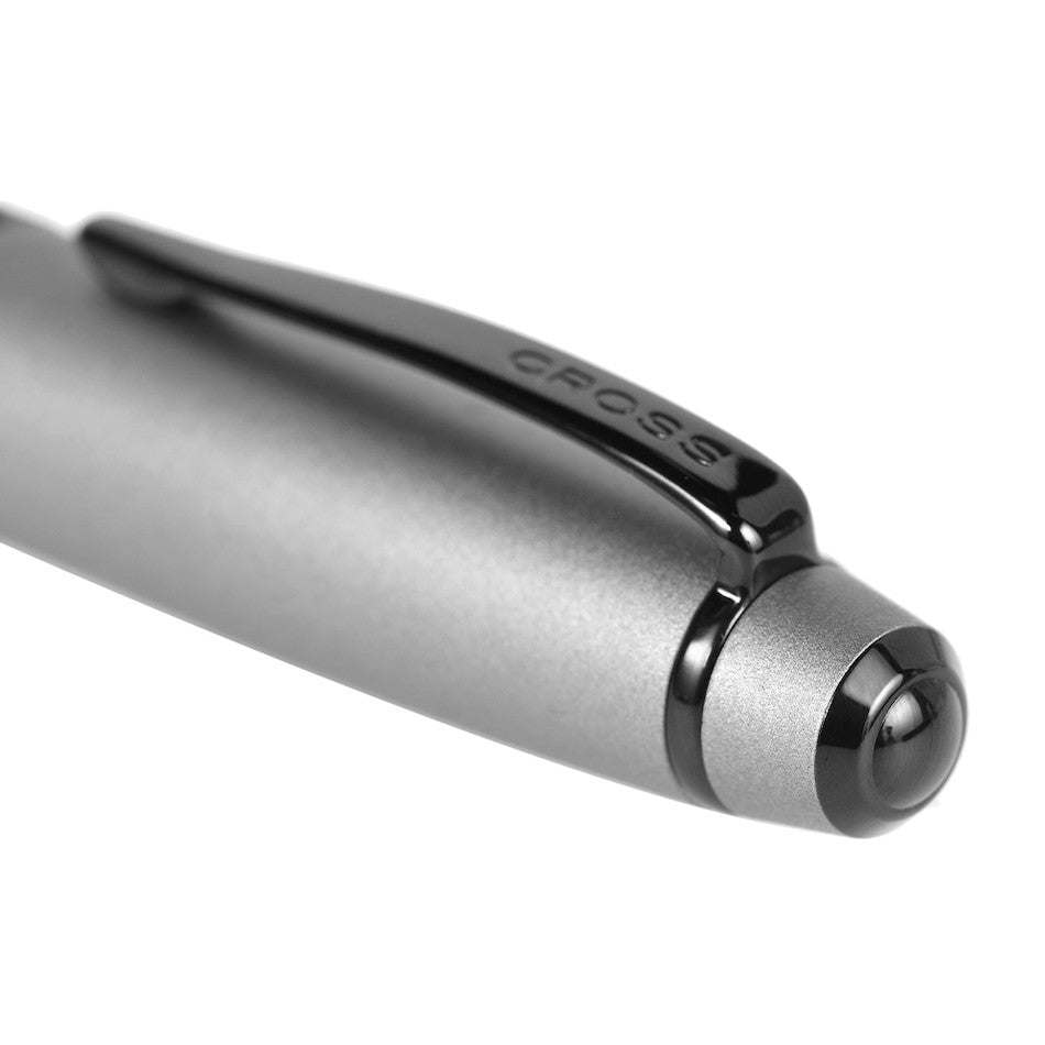Cross Bailey Fountain Pen Grey Lacquer with Black Trim by Cross at Cult Pens