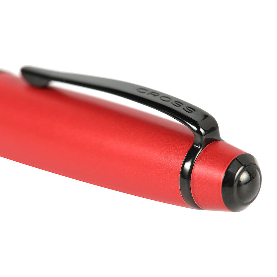 Cross Bailey Rollerball Pen Red Lacquer with Black Trim by Cross at Cult Pens