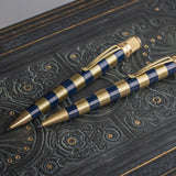 Cult Pens Exclusive Gilded Rings Tornado Rollerball and Mechanical Pencil Set by Retro 51 by Retro 51 at Cult Pens