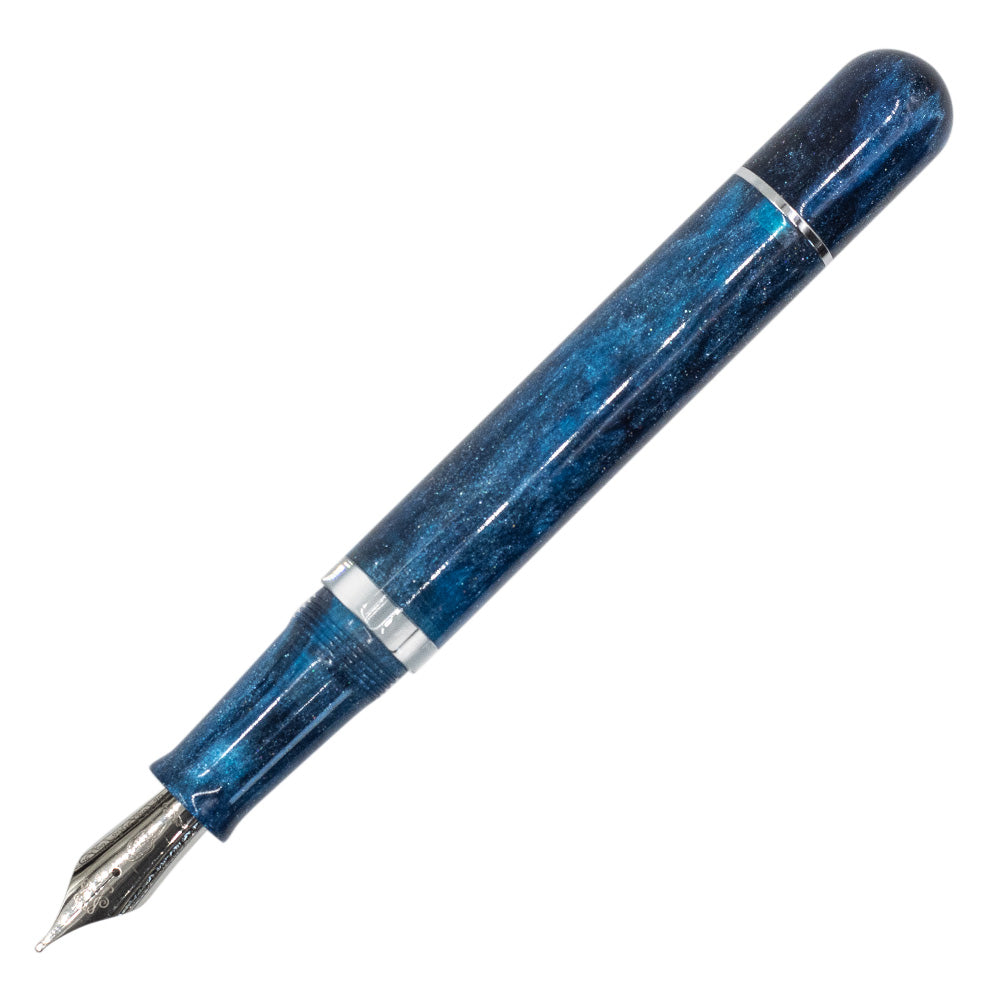 Cult Pens Exclusive Voyage Cosmic Blue Fountain Pen by Nahvalur by Cult Pens at Cult Pens