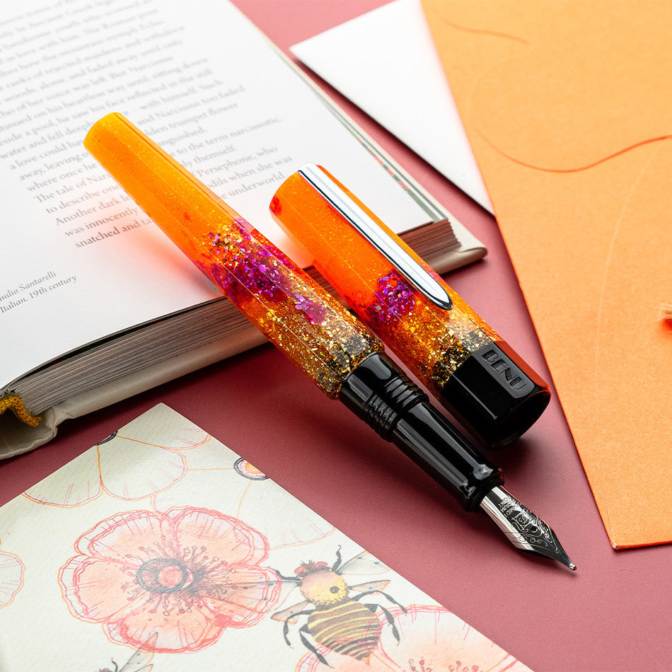 Cult Pens Exclusive Euphoria Fountain Pen Vibrant Summer by BENU by Benu at Cult Pens