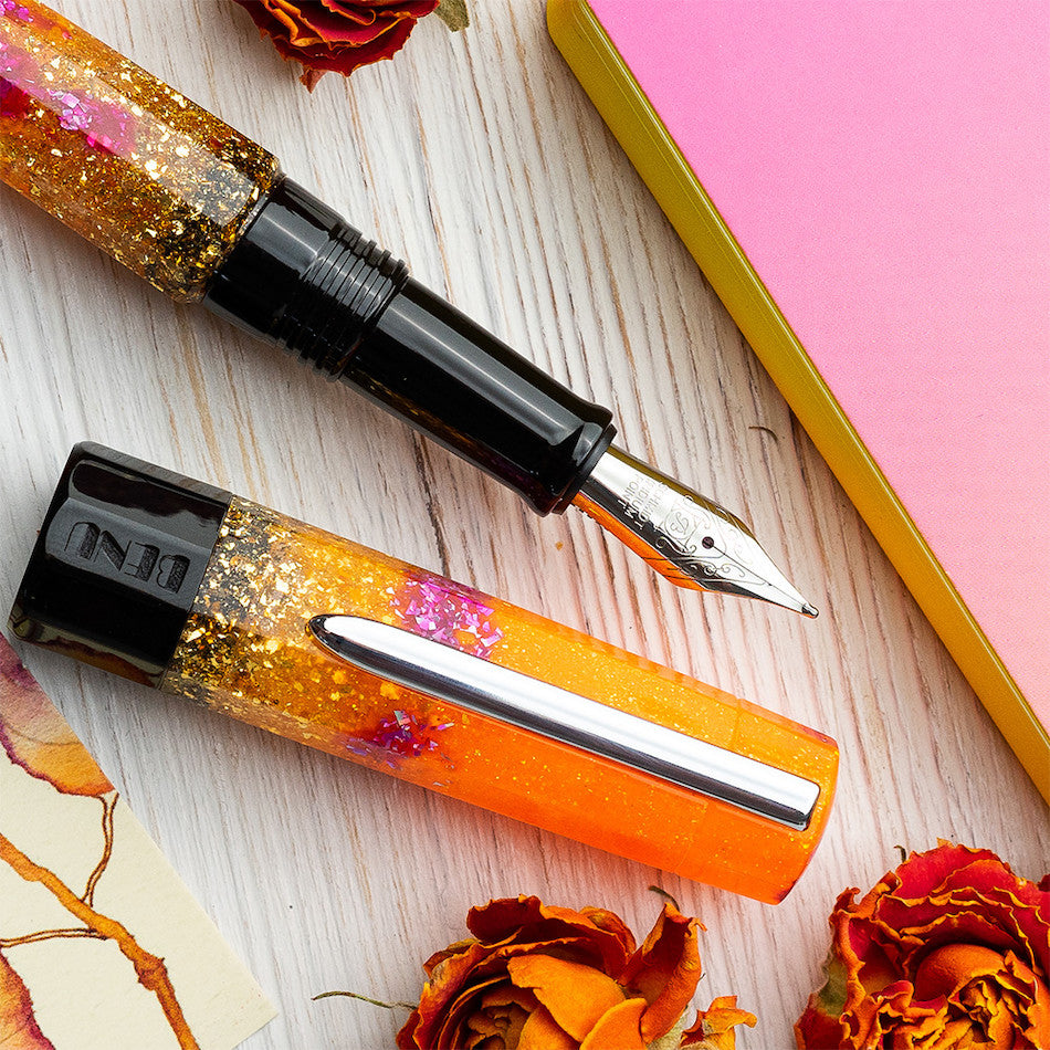Cult Pens Exclusive Euphoria Fountain Pen Vibrant Summer by BENU by Benu at Cult Pens