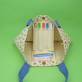 Cult Pens Ink Splodge Canvas Boat Tote by Cult Pens at Cult Pens