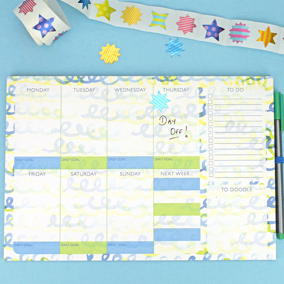 Cult Pens Squiggles Weekly Planner by Cult Pens at Cult Pens