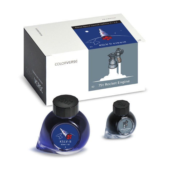 Colorverse Korea Edition 65ml+15ml Ink Set No.61/62 KSLV-II & 75t Rocket Engine by Colorverse at Cult Pens