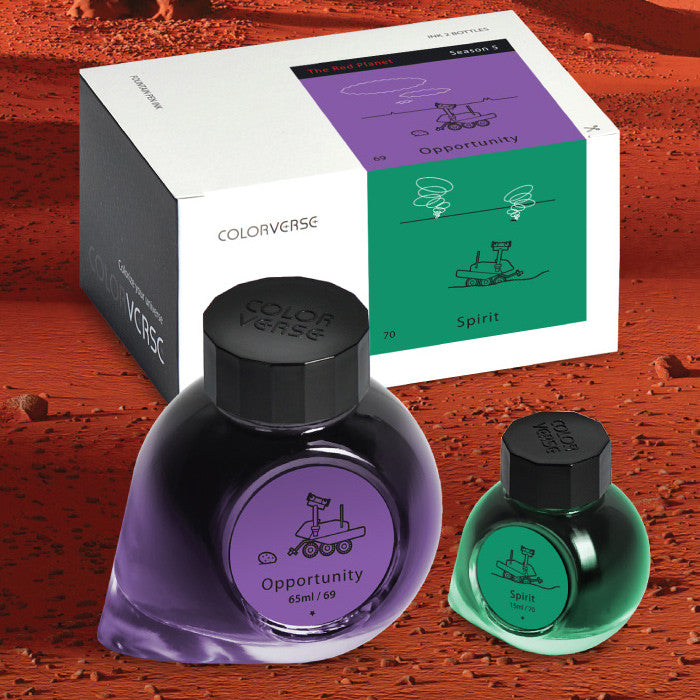 Colorverse The Red Planet 65ml+15ml Ink Set by Colorverse at Cult Pens