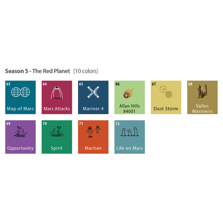 Colorverse The Red Planet 5ml Ink Set of 3 by Colorverse at Cult Pens