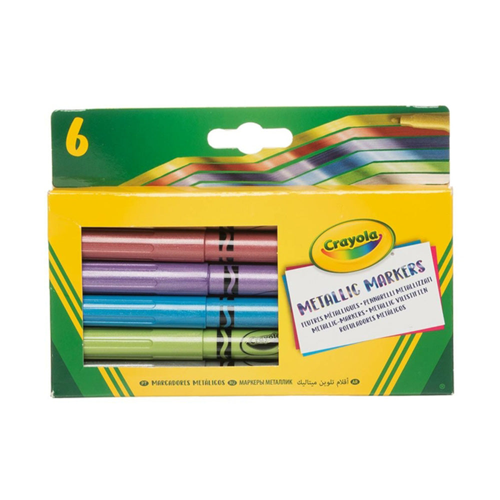 Crayola Metallic Marker Set of 6 by Crayola at Cult Pens