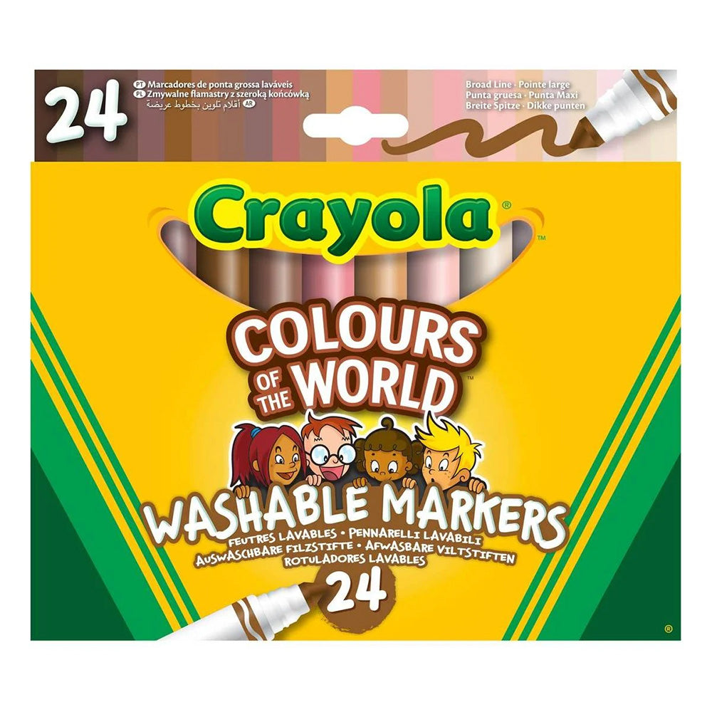 Crayola Markers Colours of the World Set of 24 by Crayola at Cult Pens