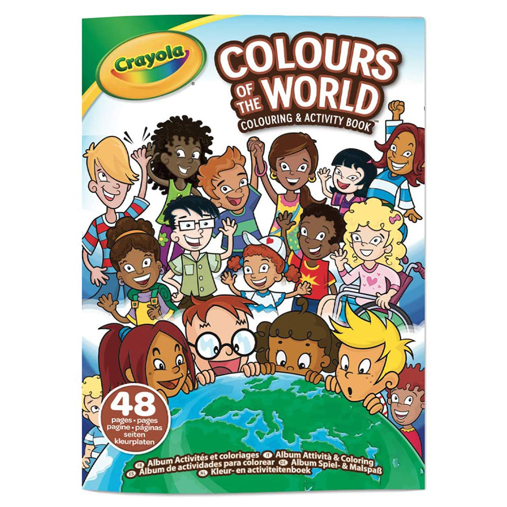 Crayola Colours of the World Colouring Book by Crayola at Cult Pens
