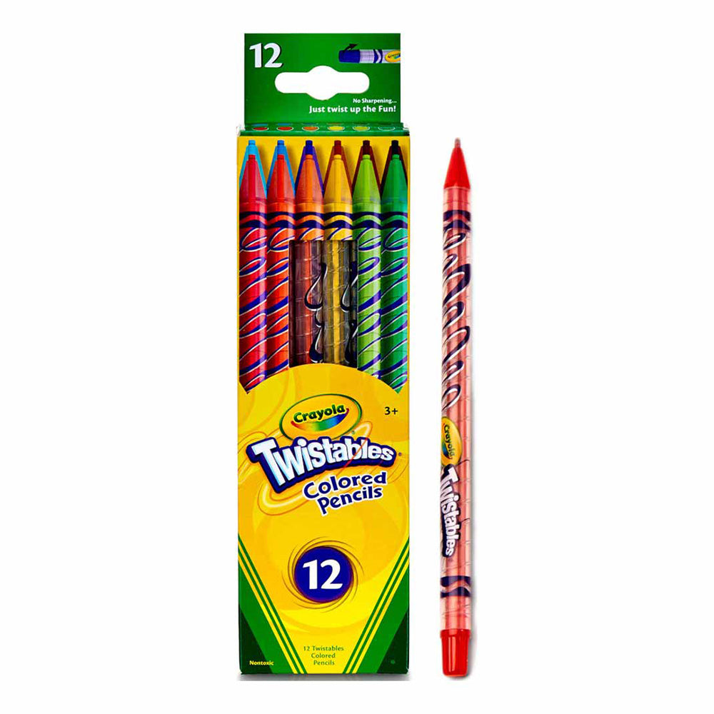 Crayola Twistables Crayon Set of 12 by Crayola at Cult Pens