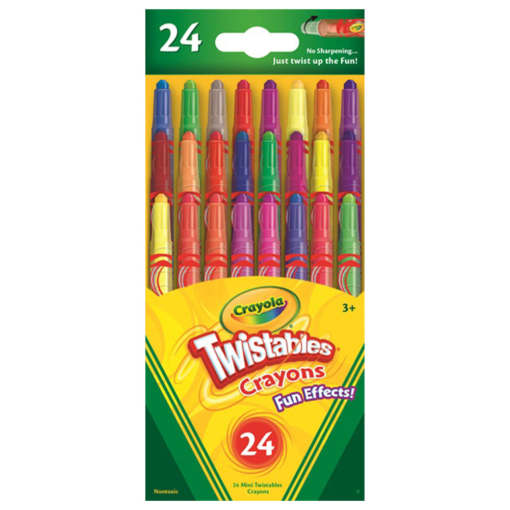 Crayola Mini Twistable Crayons Set of 24 by Crayola at Cult Pens