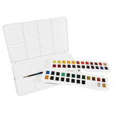 Daler-Rowney Aquafine 48 Half Pan Studio Set by Daler-Rowney at Cult Pens