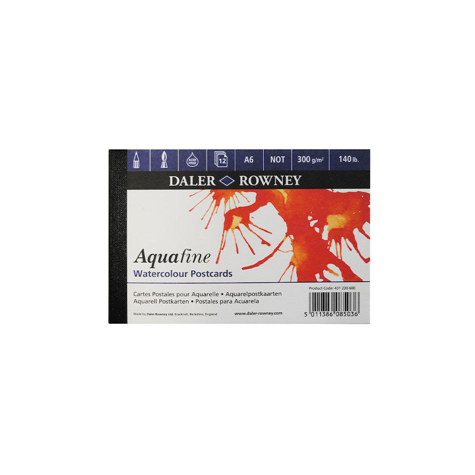 Daler-Rowney Aquafine Watercolour Texture Postcard Pad by Daler-Rowney at Cult Pens