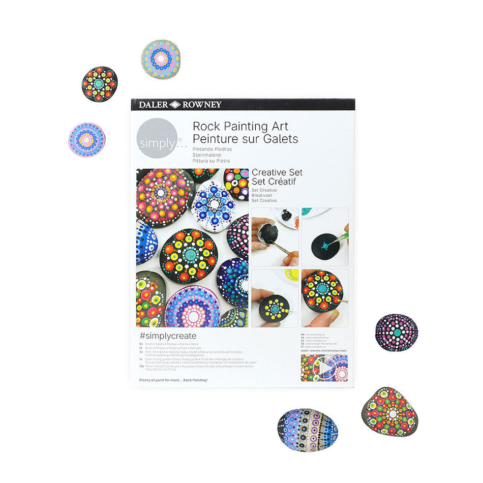 Daler-Rowney Simply Rock Painting Creative Set by Daler-Rowney at Cult Pens