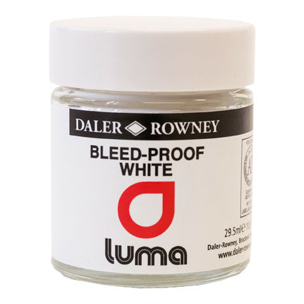 Daler-Rowney Luma Bleedproof Ink 29.5ml White by Daler-Rowney at Cult Pens