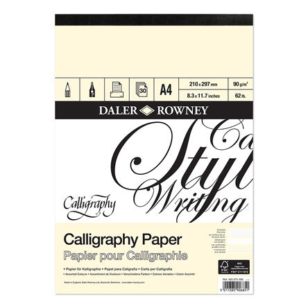 Daler-Rowney Calligraphy Pad A4 by Daler-Rowney at Cult Pens