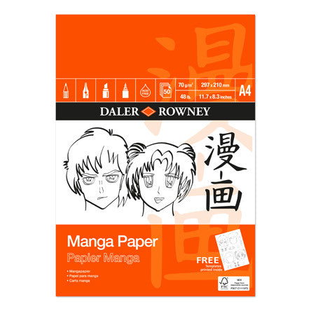 Daler-Rowney Manga Pad A4 by Daler-Rowney at Cult Pens