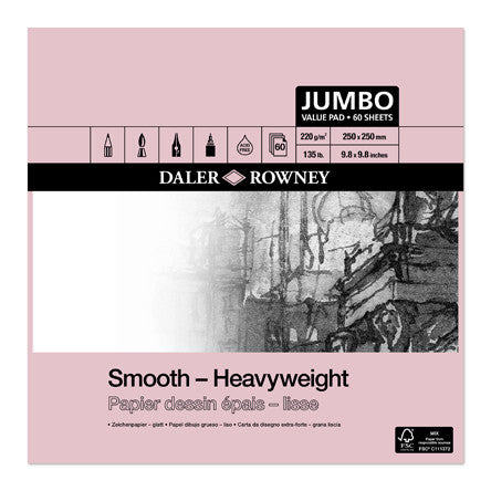 Daler-Rowney Smooth Heavyweight Pad 250x250 by Daler-Rowney at Cult Pens