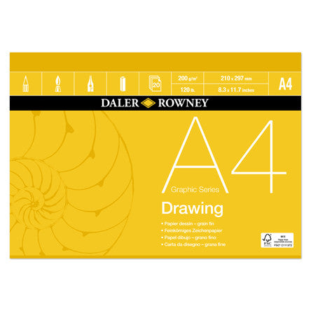 Daler-Rowney Graphic Series Drawing Pad A4 by Daler-Rowney at Cult Pens