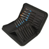 Daler-Rowney Aquafine Watercolour Brush Fine Art Zip Case of 10 by Daler-Rowney at Cult Pens