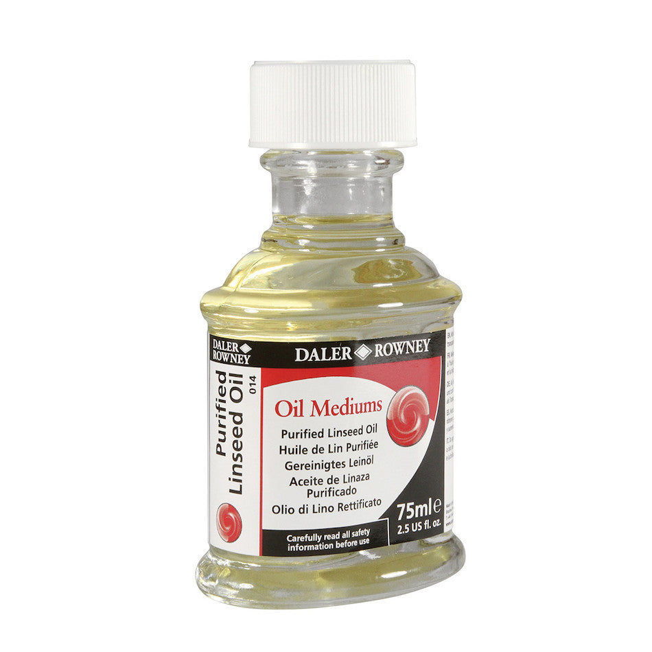Daler-Rowney Purified Linseed Oil 75ml by Daler-Rowney at Cult Pens
